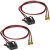 tomzz Audio 7157-001 Adattatore altoparlante (set da 2) compatibile con DIN per tweeter anteriore VW Seat Skoda
