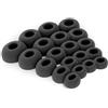 Okuli 20 x Gommini Auricolari in Silicone Ricambio per JBL Tour Pro 3 Auricolari Cuffie in Nero