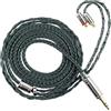 Linsoul Tripowin Zonie IEM Cavo, 16 Core Placcato Argento Cordoni Aggiornati, 1.25m SPC in Ear Monitor Cavi per 7hz Zero:2 Orchestra Lite Cadenza Hype4 Supermix4(MMCX,3.5mm)(Verde muschio)