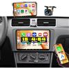 Roinvou 8 Core 4G+64G Android 15 Autoradio 2 DIN per VW Golf 5 6 Passat Polo Tiguan Touran Caddy Skoda, 9 Stereo Radio con Carplay Android Auto, BT GPS WiFi EQ UI RDS FM SWC Telecamera Posteriore
