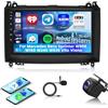 ETLFUCyber [2G+64G] Android Autoradio per Mercedes Benz Sprinter W906 W169 W245 W639 Vito Viano con Senza Fili Carplay e Android Auto, Autoradio Schermo Tattile da 9 pollici con GPS/WiFi/Bluetooth/EQ/FM RDS