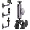 BRDRC Supporto per bicicletta per 3 telecamere tascabili, morsetto per moto e maniglia in alluminio per Insta360 X3 X2 Ace Pro, per DJI Osmo Pocket 3 2 Mobile 6 4 Action 4 3 per GoPro Hero 12 11 10 9