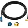 Bingfu DAB Auto Antenna Adattatore Fakra Z Femmina a SMB Maschio Connettore Cavo RG174 5m per DAB Radio