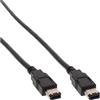 InLine 34003 cavo firewire Nero 3 m