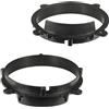 tomzz Audio 2839-001 Anelli per altoparlanti staffe adattatore compatibile con Opel Antara Chevrolet Captiva porta anteriore per altoparlanti DIN 165mm