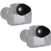 PROfezzion Confezione da 2 oculari grandi in silicone con vetro ottico per Nikon Df D5 D4S D4 D3S D3 D2Xs D2X D2Hs D2H F6 D850 D810A D810 D800E D800 D700 D500 sostituisce Nikon DK-17 DK-19 Oculare rotondo
