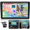 VECHTEL 6G&128G VECHTEL 9Autoradio per Ford Transit 2009-2016/ Focus 2005-2008 con Carplay Android Auto Wireless,8-Core Android 13,Bluetooth RDS/FM Radio,Wi-Fi Navi Telecamera posteriore AHD/CANBUS