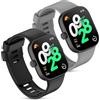 Xisair MIJOBS 2 Pack Cinturini Compatibile con Redmi Watch 4 & 5 & 6 | Cinturino Sportivo in Silicone Accessori di Ricambio Bracciale per Uomini e Donne