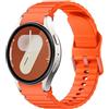 ANBEST Cinturino in Silicone per Samsung Galaxy Watch 7 6 5 Cinturino 40mm 44mm, Braccialetto di Ricambio No Gap con Linea Decorativa Intrecciata per Galaxy Watch 6 Classic 43mm 47mm/Galaxy Watch FE
