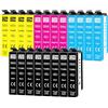 Veson 20 Cartucce T1295 Multipack Compatibili con Epson WF 3520 Cartuccia per Epson T1291 T1292 T1293 T1294, per Workforce WF-3540 WF-7515, Stylus SX235W SX420W SX525WD Stylus Office BX535WD BX935FWD