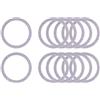 PATIKIL Anello Adattatore magnetica Universale Sparkle, 12 Pezzi Anello Adesivo Ultra Sottile Lega Nichel-Ferro Per Custodie Telefono Supporto Ricarica Wireless Kit Supporto Auto, Viola