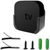 Elitecran Staffa di Supporto per Apple e tv, Supporto per Montaggio a Parete per Apple TV 4K