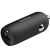 Belkin Caricabatteria da Auto USB Quick Charge da 18 W, Caricabatteria Qualcomm Quick Charge 3.0 Compatibile con Samsung Galaxy Note9, S9, S8, S7, S6 e Altri Ancora, Nero