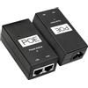 Extralink POE-24-24W G, PoE Injector, 24 V, 1 A, 24 W, cavo incluso, protezione da cortocircuito e sovratensione, due porte RJ-45, adattatore PoE, iniettore PoE, passivo