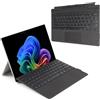 TECHGEAR Tastiera Surface Pro per Microsoft Surface Pro 11/10/9/8/X Slim Wireless Bluetooth Tipo di Copertura, Retroilluminazione a 7 colori, Trackpad/Touchpad Multi-Touch di Precisione, QWERTY UK