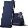 Verco case per iPhone 13 Pro Max Cover, Custodia a Libro Pelle PU per iPhone 13 Pro Max Booklet Protettiva [magnetica integrata], Azzurro