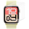 GIOPUEY Pellicola Protettiva per Apple Watch SE 3 44mm (2025), [6 Pezzi] Flessibile TPU Schermo Protezione Pellicola [Extra-Sottile] [Anti-graffio] - Trasparente