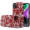 CoverStyle® - DesignFlex® - per iPhone 14 (6.1") - Cover in TPU Flessibile Effetto Opaco Soft-Touch - Natale