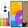 Duotipa Display TFT da 6,7, compatibile con Samsung Galaxy M52 5G, display LCD touchscreen, montaggio con kit di strumenti di riparazione, senza impronte digitali