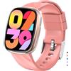 PTHTECHUS Smartwatch per Bambini con Risposta Chiamate, IP67 Orologio Smartwatch Bambini con Sonno, Gioco, 37 Modalità Sportivo, Smart Watch per Ragazzi Ragazze Adolescenti 6-16 (2D-SPEU-S60K-Gold)
