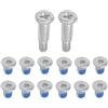 Gintai Kit Viti 14 Pezzi per dell XPS 7590 9550 9560 9570 Precision 5510 5520 5530 5540 Telaio per Computer Portatile Custodia di Base Fissaggio per Fondo del Computer Viti di Ricambio per PC Screws
