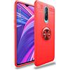 BLUGUL Cover OnePlus 6T, Supporto per Anelli Girevole a 360 Gradi, Compatibile con Supporto Auto Magnetico, Custodie Case per OnePlus 6T Rosso