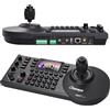 Chameye Controller per Telecamera PTZ NDI con Joystick 4D, Tastiera Controller PTZ IP PoE, Schermo LCD da 3 pollici per YouTube OBS vMix Live Streaming, fornito con licenza NDI (E300)