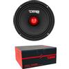 Generico KIT SET PER DS18 PRO-GM6B, 1 midrange altoparlante da 16,5 cm 165 mm 6,5 di diametro, 140 watt rms 480 watt max, 8 ohm, sensibilità 93 db, per casa, 1 pezzo