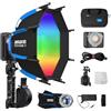 Amaran Ray 60c Luce fissa COB LED 60 W Bowens Mount, ACE E-Lock supporta il controllo APP & NFC con Softbox CRI 95 TLCI 95