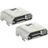 MMOBIEL 2X Dock Connector Power Socket Jack Compatibile con Samsung Galaxy Tab 3 / Tab A 7.0 / Tab E 9.6 / Tab 10.1 LTE incl. cacciavite