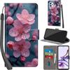 PHINIENLAND Cover per Motorola Moto G13 / G53 PU Pelle Custodia Flip Fiori