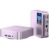 GEEKOM A6 Aurora Edition Mini PC con AMD Ryzen 7 6800H,Garanzia 3 Anni,1TB SSD,16GB DDR5(Memoria DDR Espandibile,Non LPDDR),LAN 2.5G,Slot SD,Windows 11 Pro,USB 4.0,Compact Aluminum Design