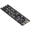 chenyang Adattatore M.2 NGFF SATA e PCIe SSD a Oculink, CY-SF-055 (nero, 10 x 10 x 1 cm, 1,0 pezzi)