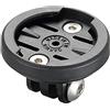 Cestbon Supporto anteriore per Garmin Edge, compatibile con fotocamera o faro a sgancio rapido, adattatore esteso