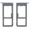 Playsuper LTD Cassetto Sim SD per Samsung G935 Galaxy S7 Edge Nero