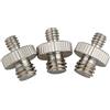CAMVATE 1/4 maschio a 3/8 maschio a doppio adattatore a vite (3 pezzi)