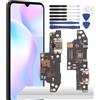 YHX-OU per Xiaomi Redmi 9A 2020 Redmi 9C 2020 Connettore Dock Porta di Ricarica Charger Port Presa di Ricarica USB C + Strumento di Installazione 6.53 inch