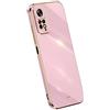RankOne La Custodia del Telefono è Adatta per Redmi Note 11 Pro (4G) / 11 Pro 5G / 12 Pro (4G) / 11E Pro (6.67 Inches), Case per Cellulare in Silicone con Telaio Galvanico - Viola