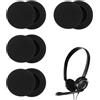 Sariputa 8 Pezzi Cuscinetti di Ricambio Compatibili con Cuffie Sennheiser, Cuscinetti per Cuffie in Schiuma Traspirante Ø 50 mm Compatibili con Serie PC e Altri Modelli