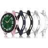 Simpeak 5 Pezzi PC Cover Compatibile con Samsung Galaxy Watch 6 Classic 47mm 2023, Custodia Protettiva (Nessuna Protezione per Lo Schermo), Nero, Trasparente, Oro, Blu, Oro Rosa