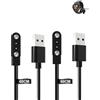 yystao (2 pezzi) Cavo per OUKITEL BT12 Smart Watch 2.02, stabile cavo di ricarica USB magnetico compatibile con OUKITEL BT12