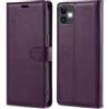 VEGOSCASE Custodia per iPhone 11, Custodia a Libro in PU Pelle, Cover a Libro Magnetica [Blocco RFID] Portafoglio con Slot per Schede per iPhone 11, Viola