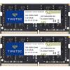 Timetec 32GB KIT(2x16GB) DDR4 2400MHz (PC4-2400T) PC4-19200 SODIMM RAM per laptop, mini PC e computer All-in-One - Non-ECC Unbuffered, 260 pin, 1,2V CL17 modulo di memoria
