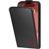 TORRO Custodia Flip in Pelle Compatibile con iPhone 15 Pro - Custodia in Vera Pelle Compatibile MagSafe con Porta Carte (Nero)