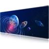 LL-COEUR XXL Tappetino per Mouse da Gaming con Motivo 140x60x0,3cm, Tappetini da Scrivania Antiscivolo Grande Computer Mousepad (1400x600x3mm, Stile 7)
