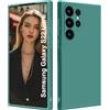 ISOI - Cover per Samsung Galaxy S22 Ultra 5G, Custodia Morbida in Silicone Liquido, Protezione Completa Antiurto Ultra Sottile per il Corpo - Verde Notte
