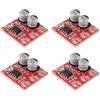 VGOL 4x Scheda Amplificatore Per Cuffie DC 5V-12V LM386 Da Con Guadagno 200 Volte Adatto Per L'amplificazione Del Segnale Audio Dei Microfoni Electret