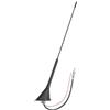 tomzz Audio 1000-000 Antenna da tetto 16V-Look AM/FM integr. amplificatore 20cm cavo DIN-plug compatibile con Audi Opel Seat Skoda VW Anti Noise