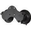 RAM MOUNTS DOPPIA VENTOSA IN METALLO CON SFERA SALDA VETRO E SUPERFICE LISCIA RAM-MOUNT RAM-B-189B-ALA1U