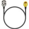 Vecys Cavo Coassiale RF SMA Maschio a BNC Maschio RG174 30 cm / 12 pollici per Walkie Talkie Antenne Radioamatoriali PC LAN USB Raspberry Pi TYT Icom